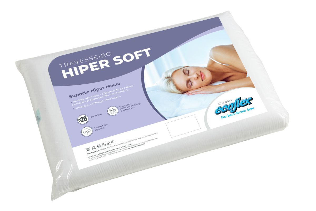 Travesseiro Hipersoft Ecoflex