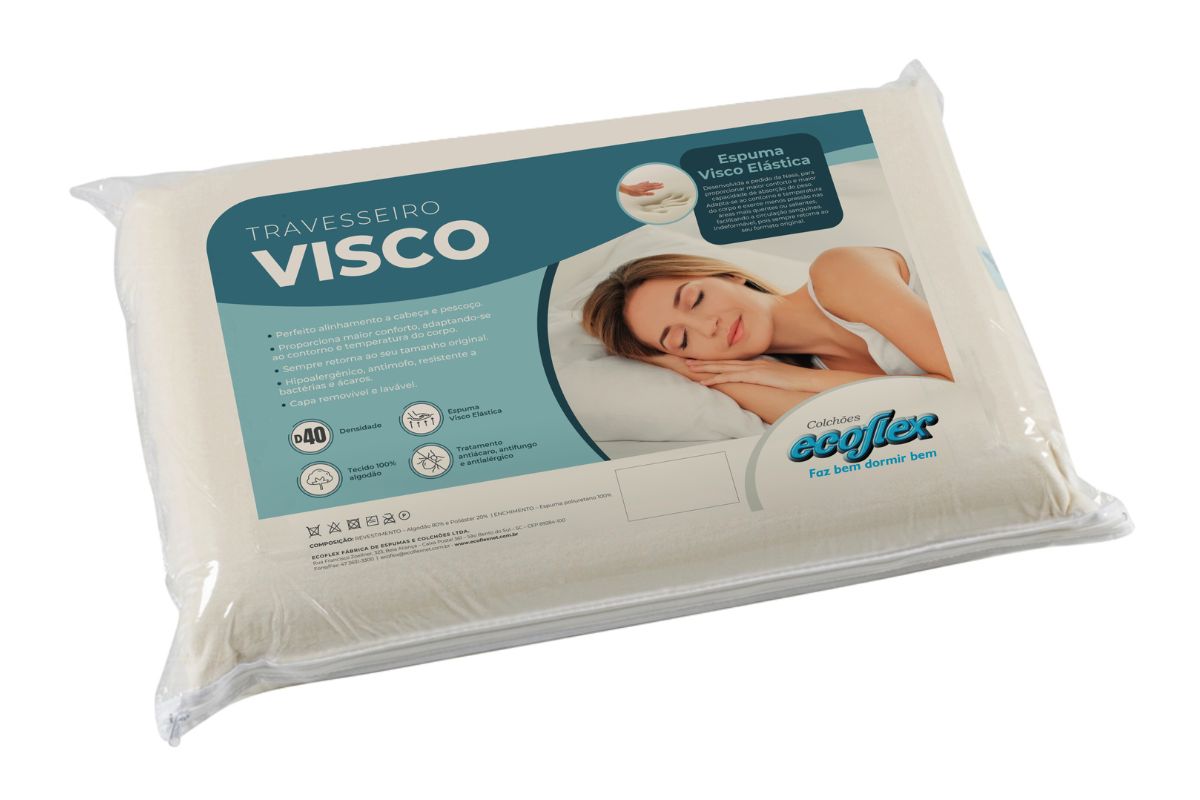 Travesseiro Visco Ecoflex